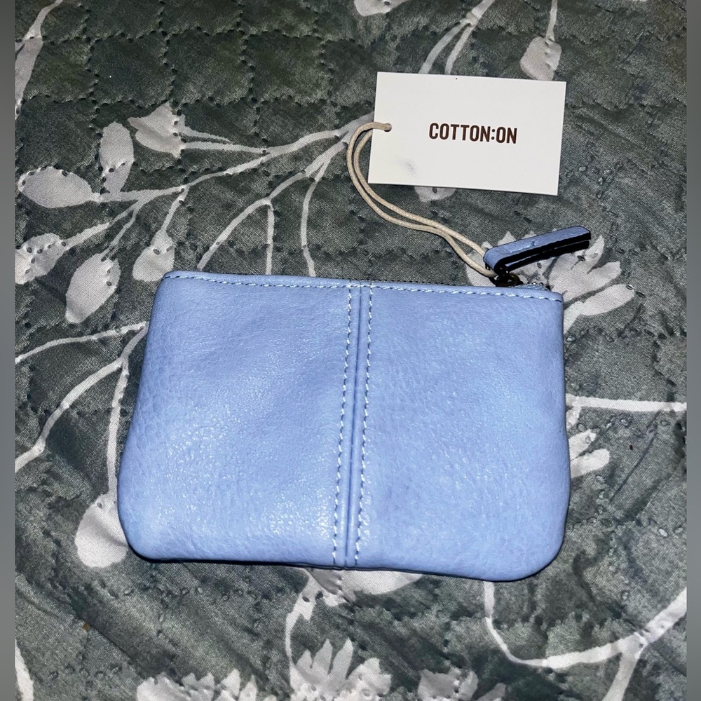 *new* Cotton On Coastal Blue Mini Pouch
